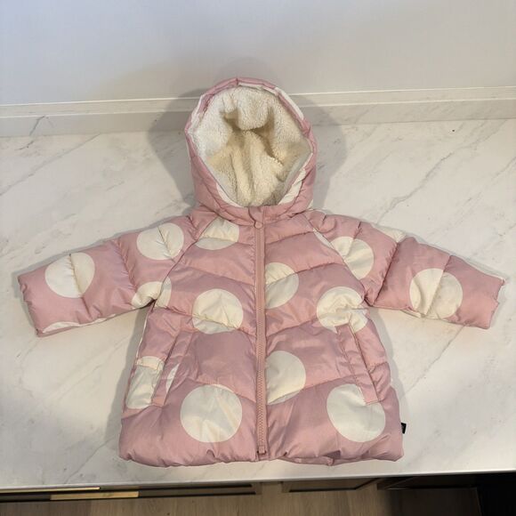 Baby Gap Girls 18 To 24 Month Cold Control Max Coat Fleece Lined, EUC - Picture 1 of 6